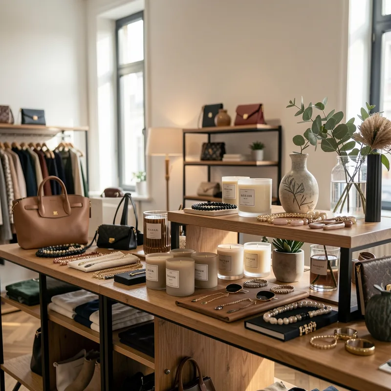 Intérieur lumineux mêlant pièces de mode, objets de décoration et accessoires soigneusement choisis